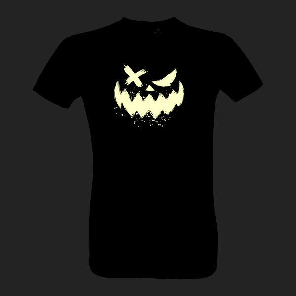 Fluorescenční halloweenský obličej