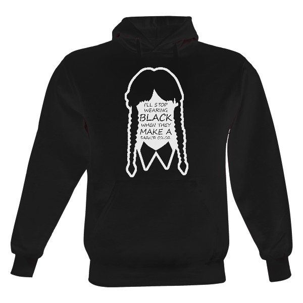 Fluorescenčná potlač Wednesday Addams