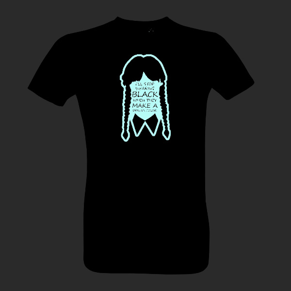 Fluorescenční potisk Wednesday Addams BIO mužské
