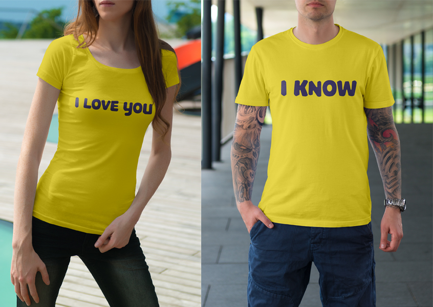Tričko s potiskem I Know