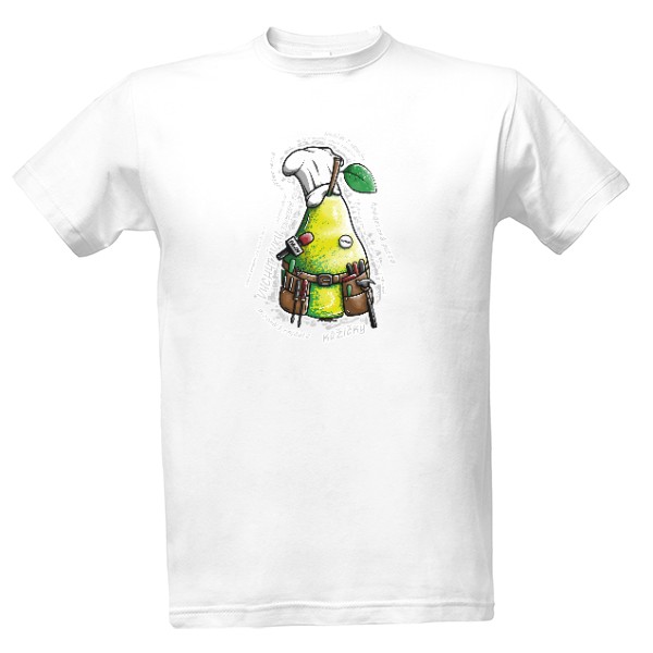 Tričko s potiskem Hruška