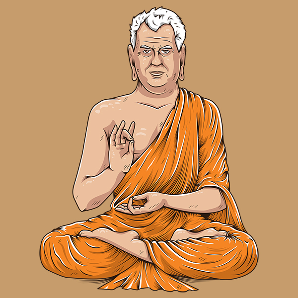 Tričko s potiskem Miloš Dalajláma Zeman