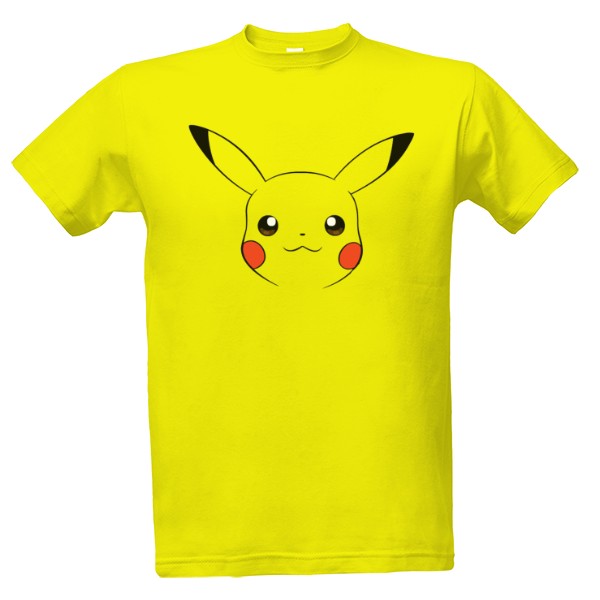 Tričko s potiskem PIKAČU (PIKACHU) - HLAVA