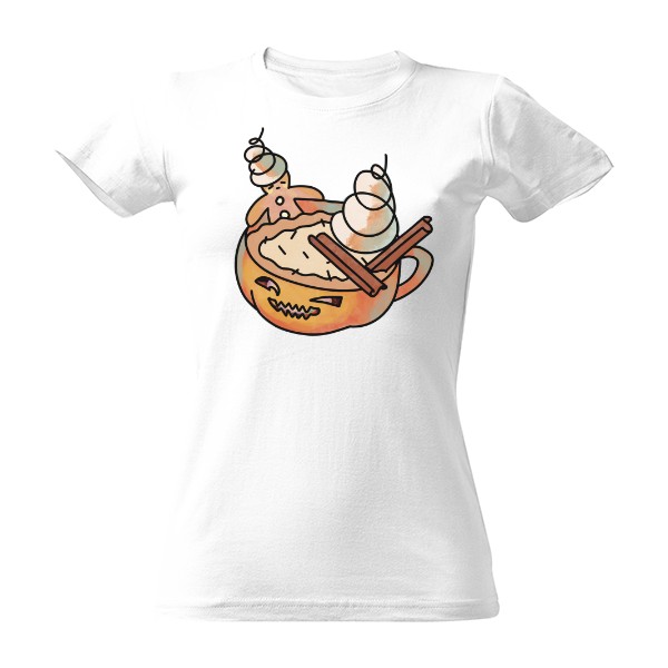 Tričko s potiskem Pumpkin spice latte